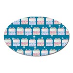 Gift Boxes Oval Magnet Front