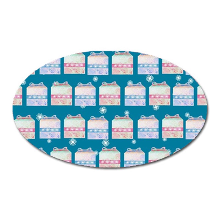 Gift Boxes Oval Magnet