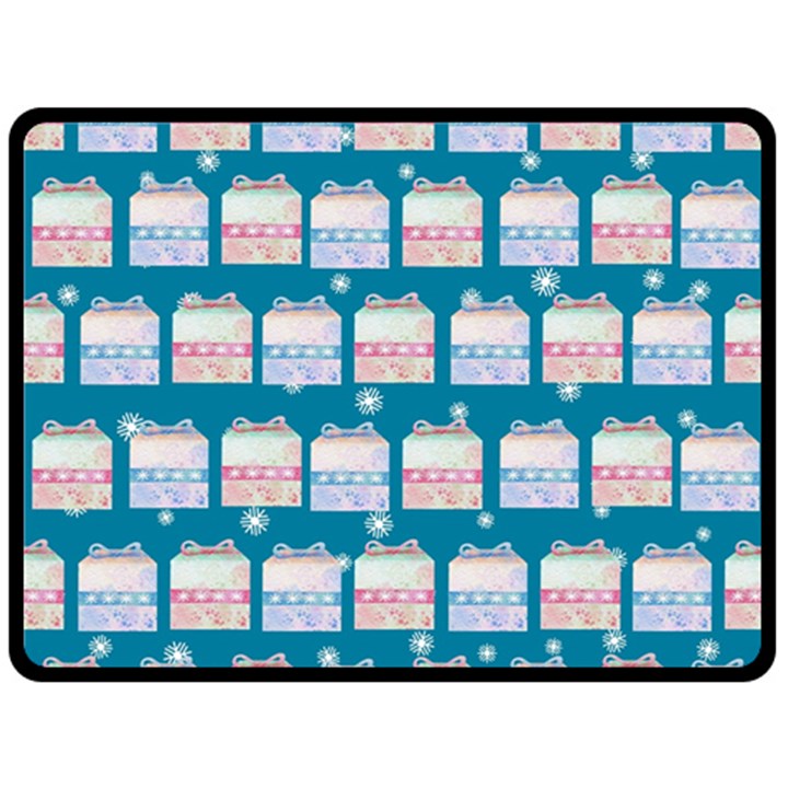 Gift Boxes Fleece Blanket (Large) 