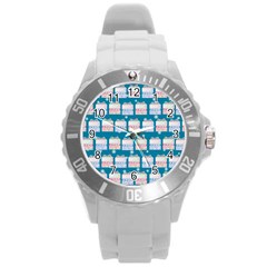 Gift Boxes Round Plastic Sport Watch (l) by SychEva