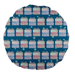 Gift Boxes Large 18  Premium Round Cushions by SychEva