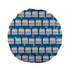 Gift Boxes Standard 15  Premium Flano Round Cushions by SychEva