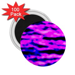 Purple  Waves Abstract Series No6 2 25  Magnets (100 Pack)  by DimitriosArt