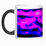 Purple  Waves Abstract Series No6 Morph Mugs Left