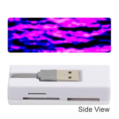 Purple  Waves Abstract Series No6 Memory Card Reader (stick) by DimitriosArt