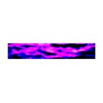 Purple  Waves Abstract Series No6 Flano Scarf (Mini) Front