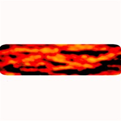 Red  Waves Abstract Series No17 Large Bar Mats by DimitriosArt