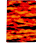 Red  Waves Abstract Series No17 A4 Clipboard Back