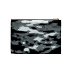 Black Waves Abstract Series No 1 Cosmetic Bag (Medium) Back