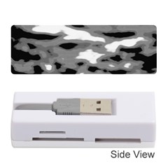 Black Waves Abstract Series No 1 Memory Card Reader (stick) by DimitriosArt