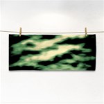 Green  Waves Abstract Series No14 Hand Towel Front