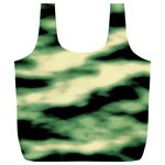 Green  Waves Abstract Series No14 Full Print Recycle Bag (XXXL) Back