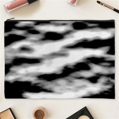 Black Waves Abstract Series No 2 Cosmetic Bag (xxxl) by DimitriosArt