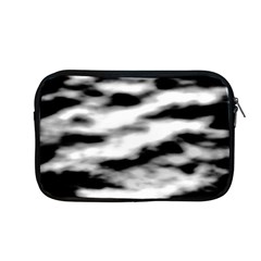 Black Waves Abstract Series No 2 Apple Macbook Pro 13  Zipper Case by DimitriosArt