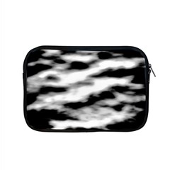 Black Waves Abstract Series No 2 Apple Macbook Pro 15  Zipper Case by DimitriosArt