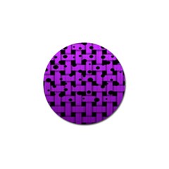 Weaved Bubbles At Strings, Purple, Violet Color Golf Ball Marker by Casemiro