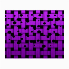 Weaved Bubbles At Strings, Purple, Violet Color Small Glasses Cloth by Casemiro