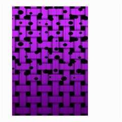 Weaved Bubbles At Strings, Purple, Violet Color Small Garden Flag (two Sides) by Casemiro