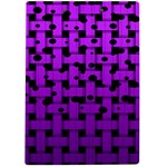 Weaved bubbles at Strings, purple, violet color A4 Clipboard Back