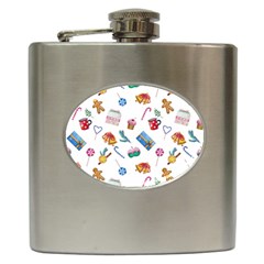 New Year Elements Hip Flask (6 Oz) by SychEva