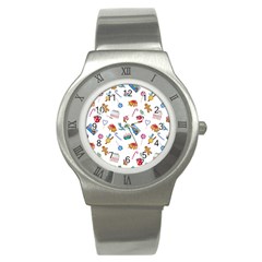 New Year Elements Stainless Steel Watch by SychEva