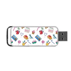 New Year Elements Portable Usb Flash (two Sides) by SychEva