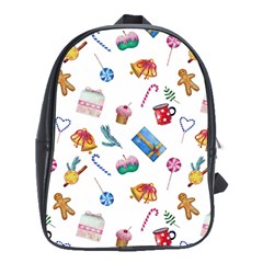 New Year Elements School Bag (xl) by SychEva