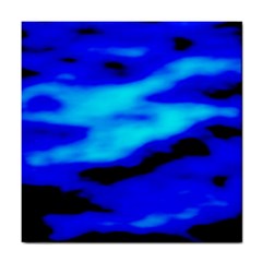 Blue Waves Abstract Series No13 Tile Coaster by DimitriosArt