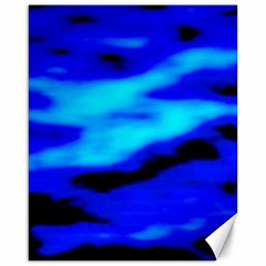 Blue Waves Abstract Series No13 Canvas 16  X 20  by DimitriosArt