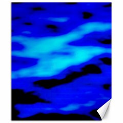 Blue Waves Abstract Series No13 Canvas 20  X 24  by DimitriosArt