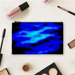 Blue Waves Abstract Series No13 Cosmetic Bag (Medium) Front