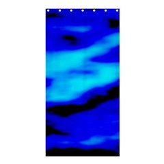 Blue Waves Abstract Series No13 Shower Curtain 36  X 72  (stall)  by DimitriosArt