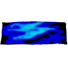 Blue Waves Abstract Series No13 Body Pillow Case Dakimakura (two Sides) by DimitriosArt