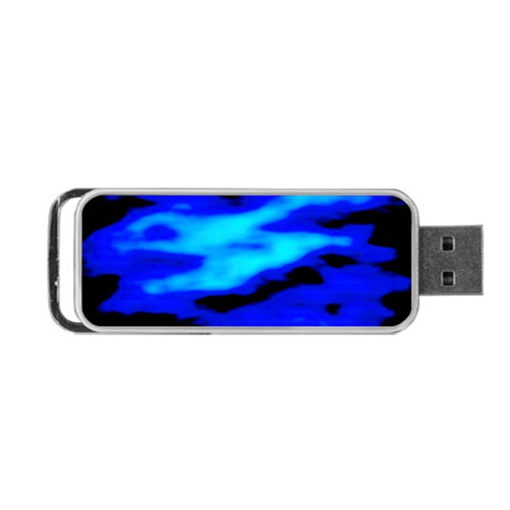 Blue Waves Abstract Series No13 Portable USB Flash (One Side)