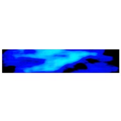 Blue Waves Abstract Series No13 Small Flano Scarf by DimitriosArt