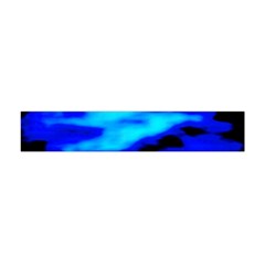 Blue Waves Abstract Series No13 Flano Scarf (mini) by DimitriosArt