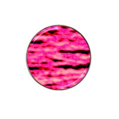 Rose  Waves Abstract Series No1 Hat Clip Ball Marker by DimitriosArt