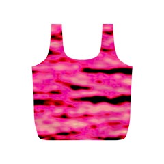 Rose  Waves Abstract Series No1 Full Print Recycle Bag (s) by DimitriosArt