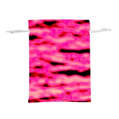 Rose  Waves Abstract Series No1 Lightweight Drawstring Pouch (l) by DimitriosArt