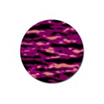 Velvet  Waves Abstract Series No1 Magnet 3  (Round) Front