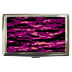 Velvet  Waves Abstract Series No1 Cigarette Money Case by DimitriosArt