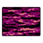 Velvet  Waves Abstract Series No1 Fleece Blanket (Small) 50 x40  Blanket Front