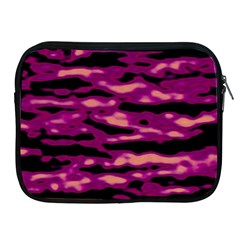 Velvet  Waves Abstract Series No1 Apple Ipad 2/3/4 Zipper Cases by DimitriosArt