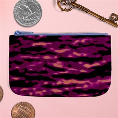 Velvet  Waves Abstract Series No1 Large Coin Purse by DimitriosArt