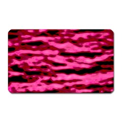 Rose  Waves Abstract Series No2 Magnet (rectangular) by DimitriosArt