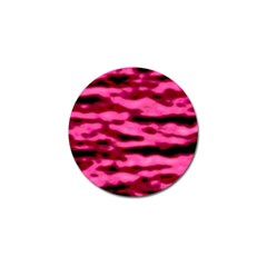 Rose  Waves Abstract Series No2 Golf Ball Marker by DimitriosArt