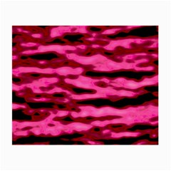 Rose  Waves Abstract Series No2 Small Glasses Cloth by DimitriosArt