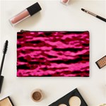 Rose  Waves Abstract Series No2 Cosmetic Bag (Medium) Front