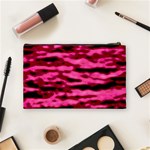 Rose  Waves Abstract Series No2 Cosmetic Bag (Medium) Back