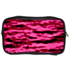 Rose  Waves Abstract Series No2 Toiletries Bag (two Sides) by DimitriosArt